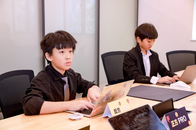 boy listening