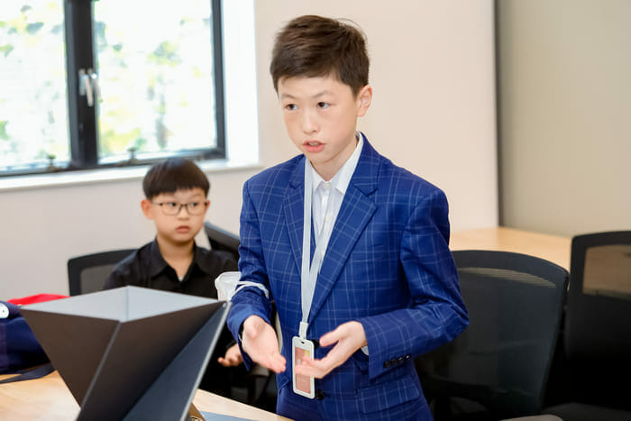 boy debating